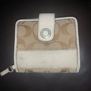 Coach Monogramed Small Wallet